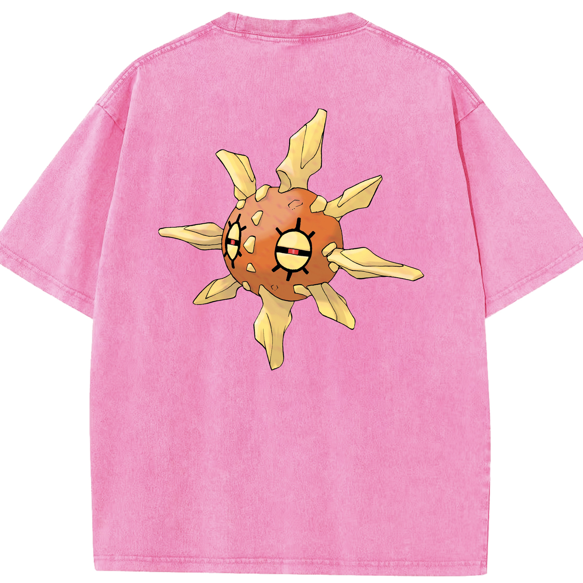 （画像用） ポケットモンスター Pokémon 綿100% ヴィンテージ風 半袖Tシャツ（背面プリント）